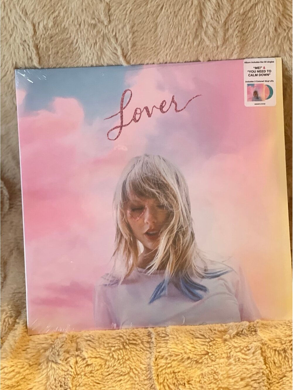 Taylor Swift Lover Pink & Blue COLOR VINYL 2LP Set TARGET EXCLUSIVE